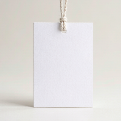 Unscented Blank Hanging Card